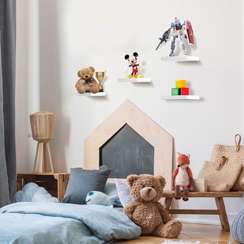 Sorbus 4 Square Floating Shelves for Wall Decor