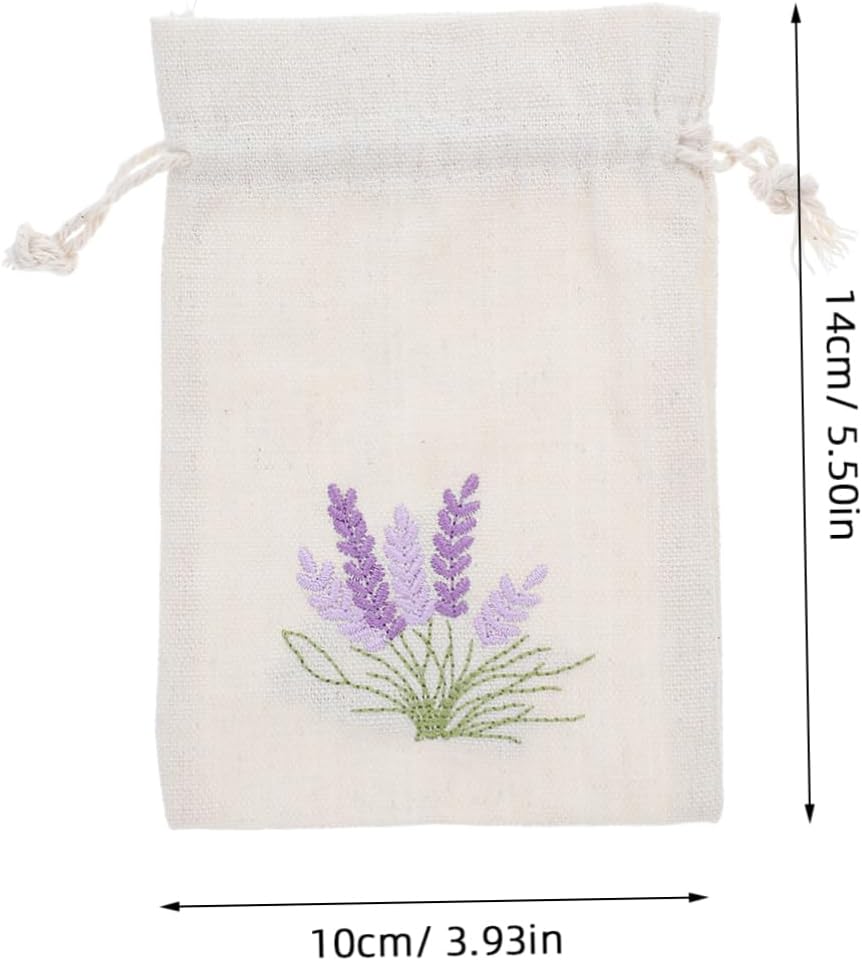 10 Pcs Lightweight Drawstring Pouches for Travel Home Storage