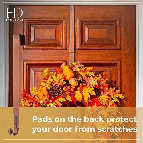 Haute Decor Adjustable Wreath Hanger - 20 Lb Capacity 1
