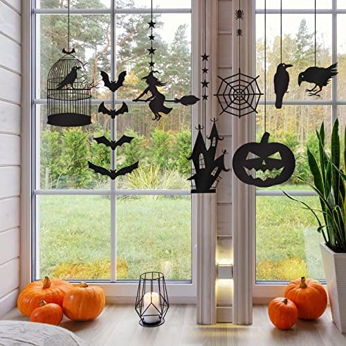Vicenpal 16 Pcs Halloween Hanging Ornaments Set