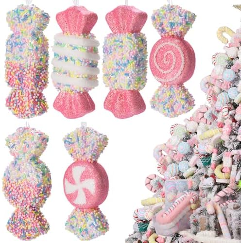 LANGXUN 6pcs Candy Cane Christmas Tree Decor