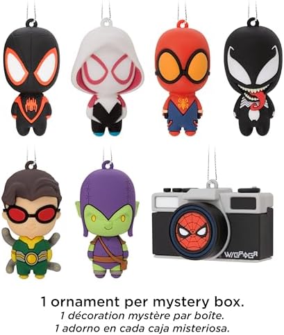 Hallmark Marvel Mystery Christmas Ornaments Set of 2 Shatterproof