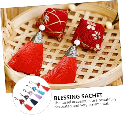 5pcs Handmade Scented Omamori Pendants for Blessing Loved Ones