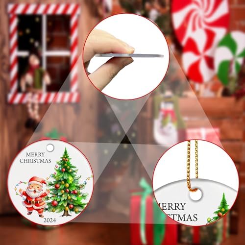 2024 Dragon Christmas Tree Ornaments - 32 Unique Acrylic Decorations