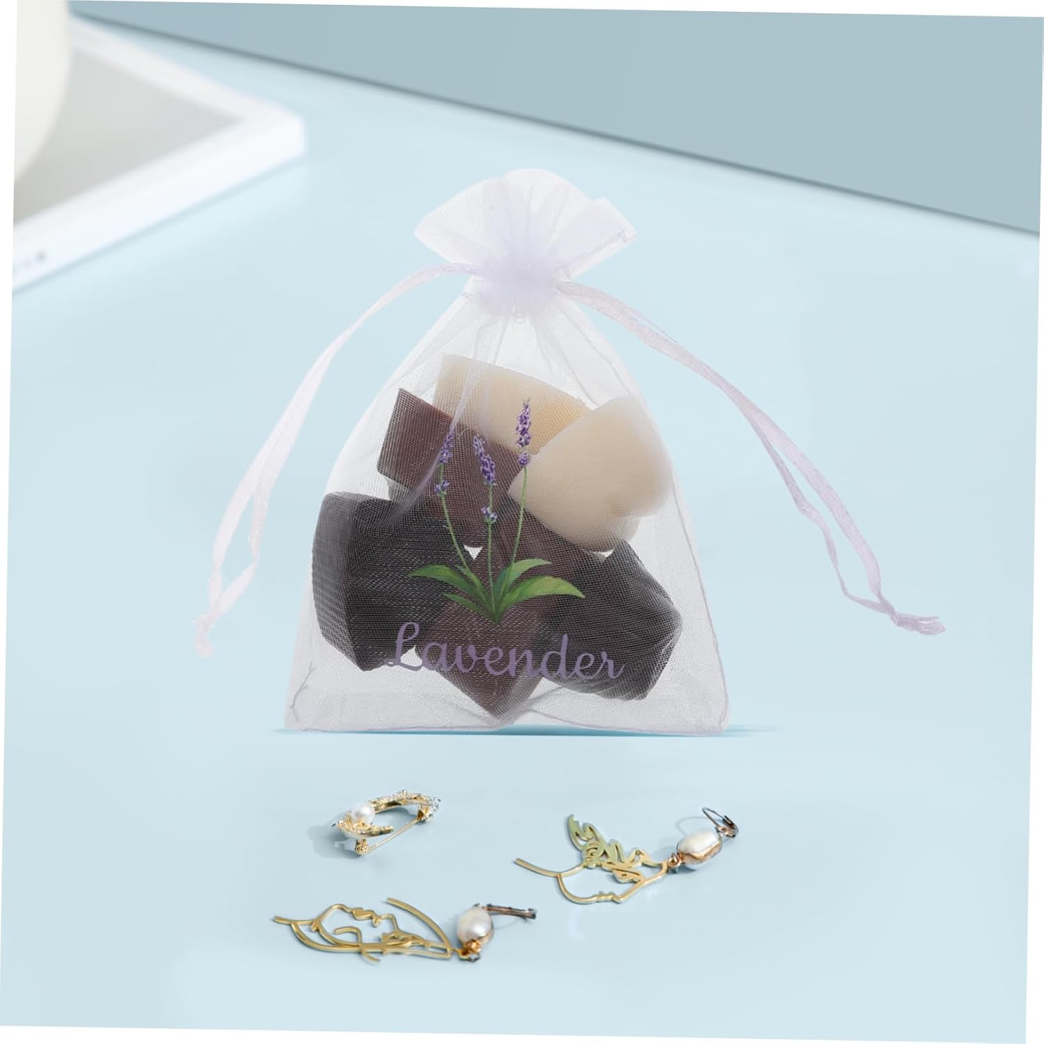 20pcs Organza Sachet Bags for Aromatherapy and Home Decor
