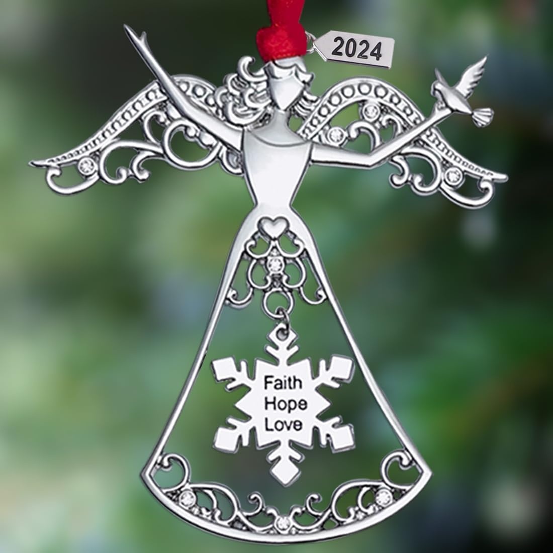 K-MLICE Christmas Tree Metal Ornament Set