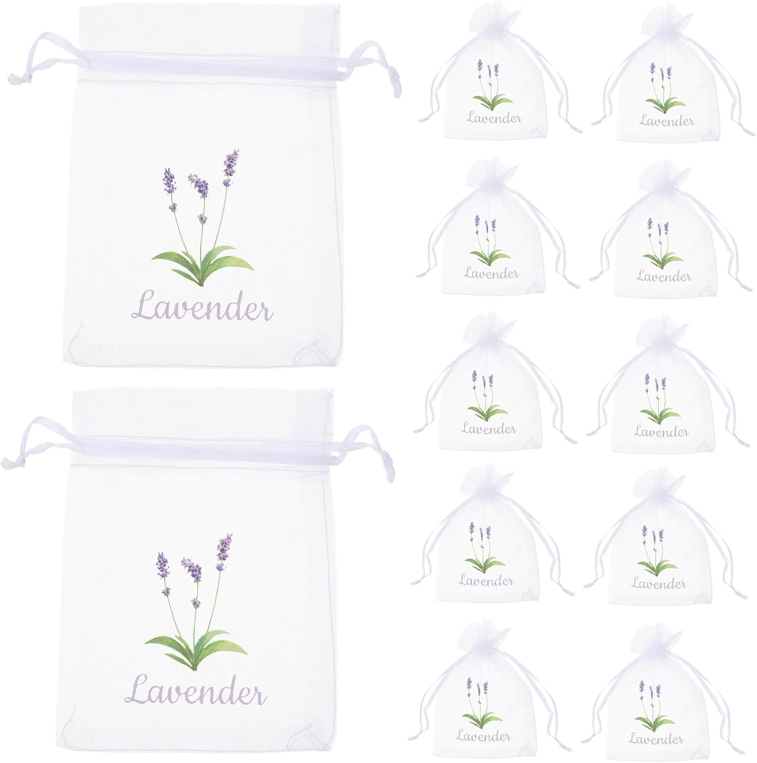 20pcs Organza Sachet Bags for Aromatherapy and Home Decor