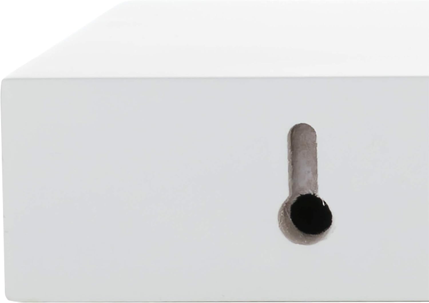 Kiera Grace White Floating Shelf for Home Dcor