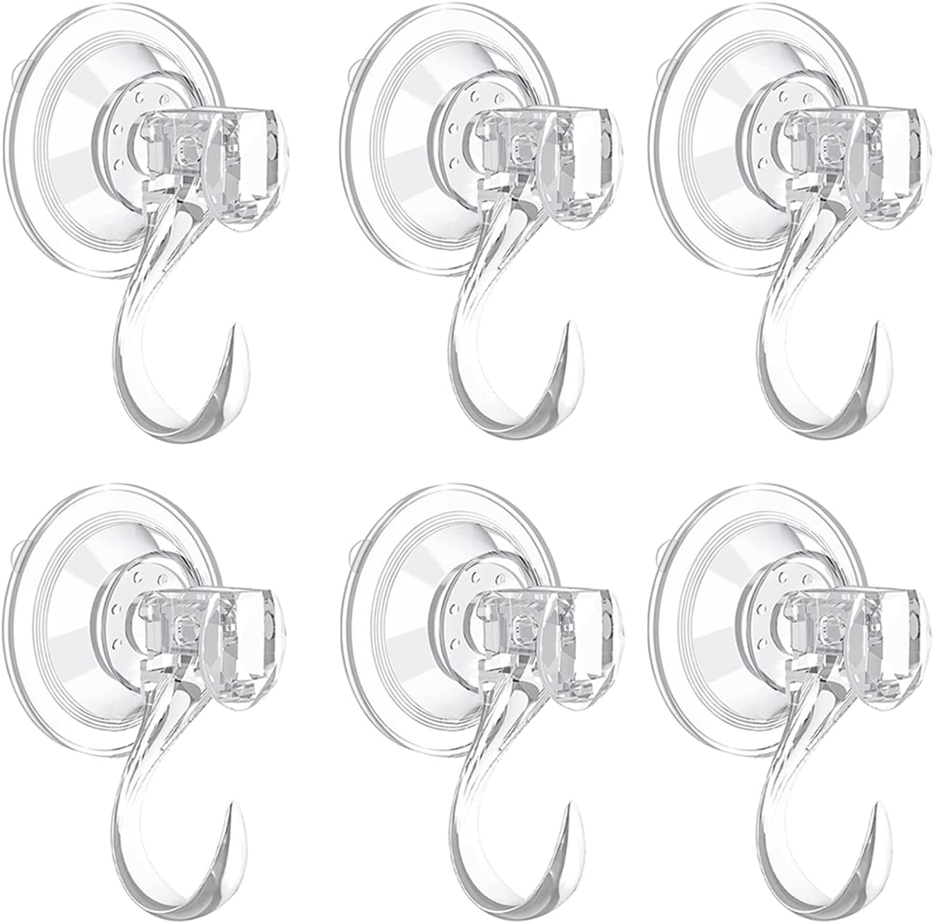 6 Pack Suction Cup Wreath Hanger Holder