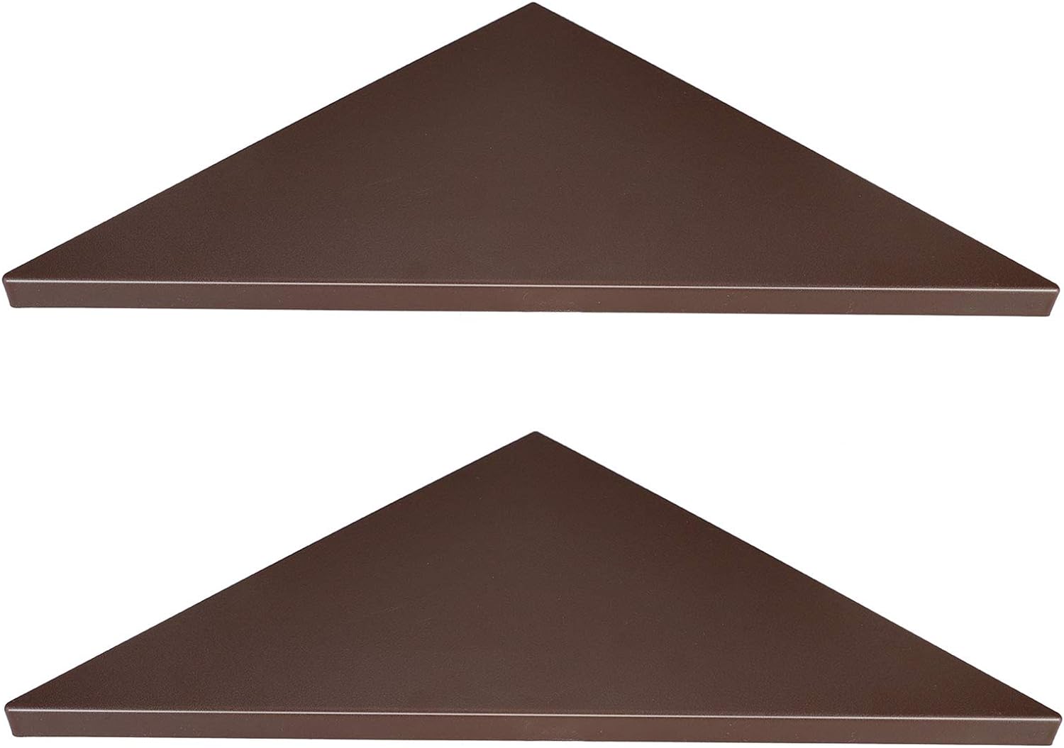 Evron Corner Mounting Shelf Set of 2 Frosting Pattern