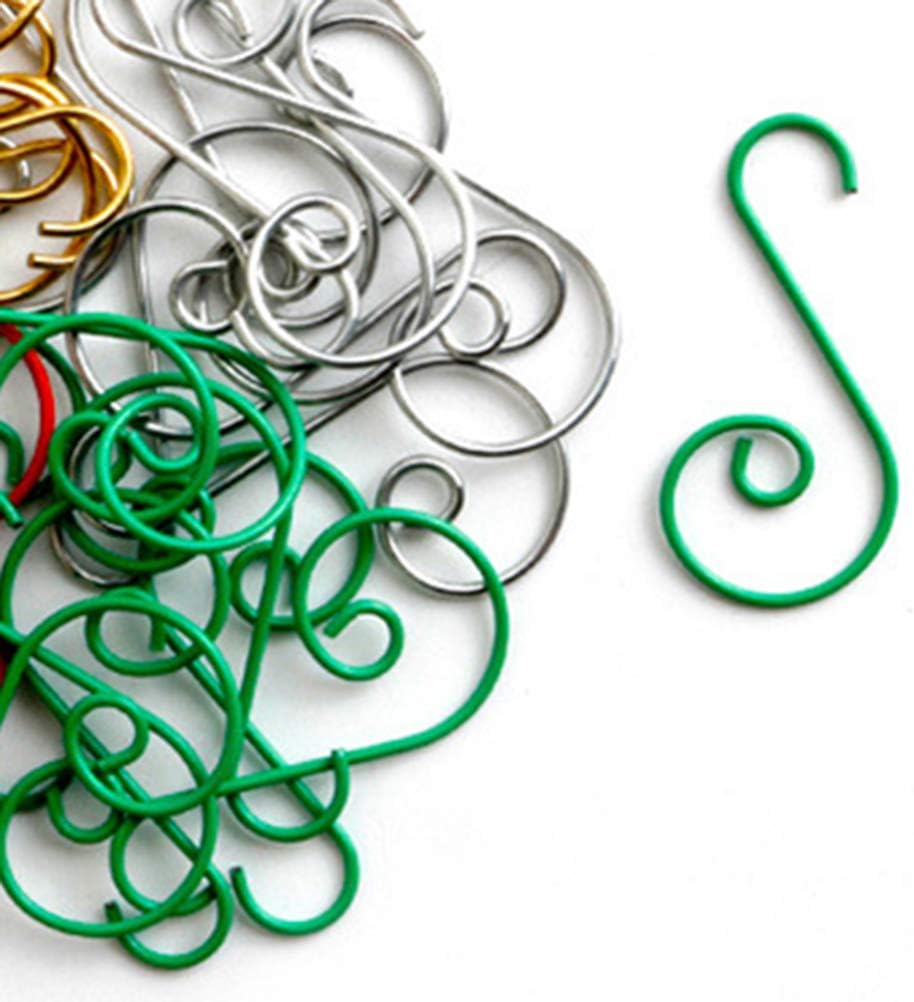 KESYOO 100 Pcs S Shaped Christmas Tree Hooks