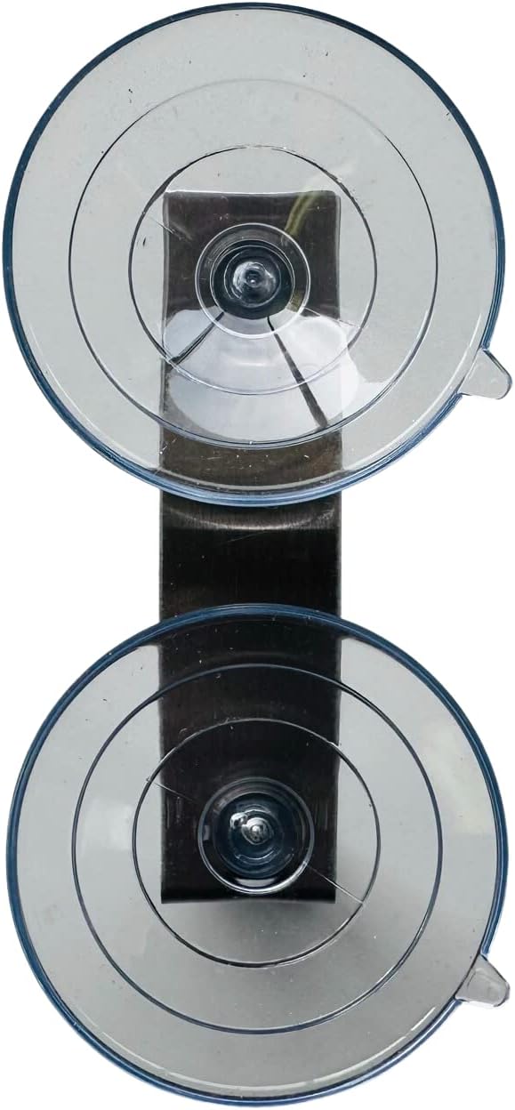 Glass Door Wreath Hanger with 2 Suction Cups