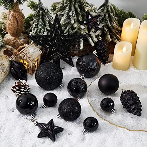 CristBest 43pcs Shatterproof Christmas Ornaments