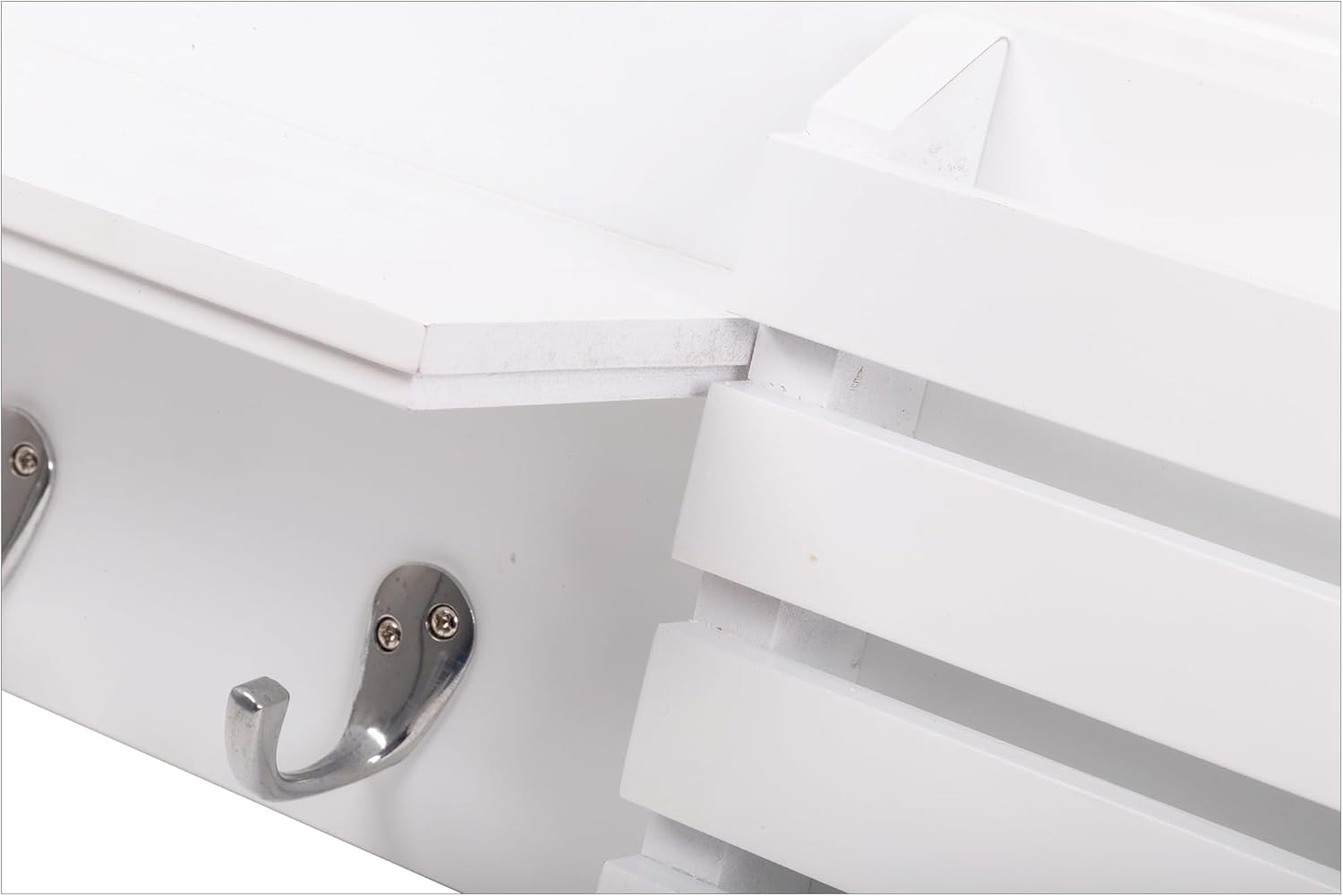 Kiera Grace Sydney Floating Shelf 24 Inch White 1 Pack