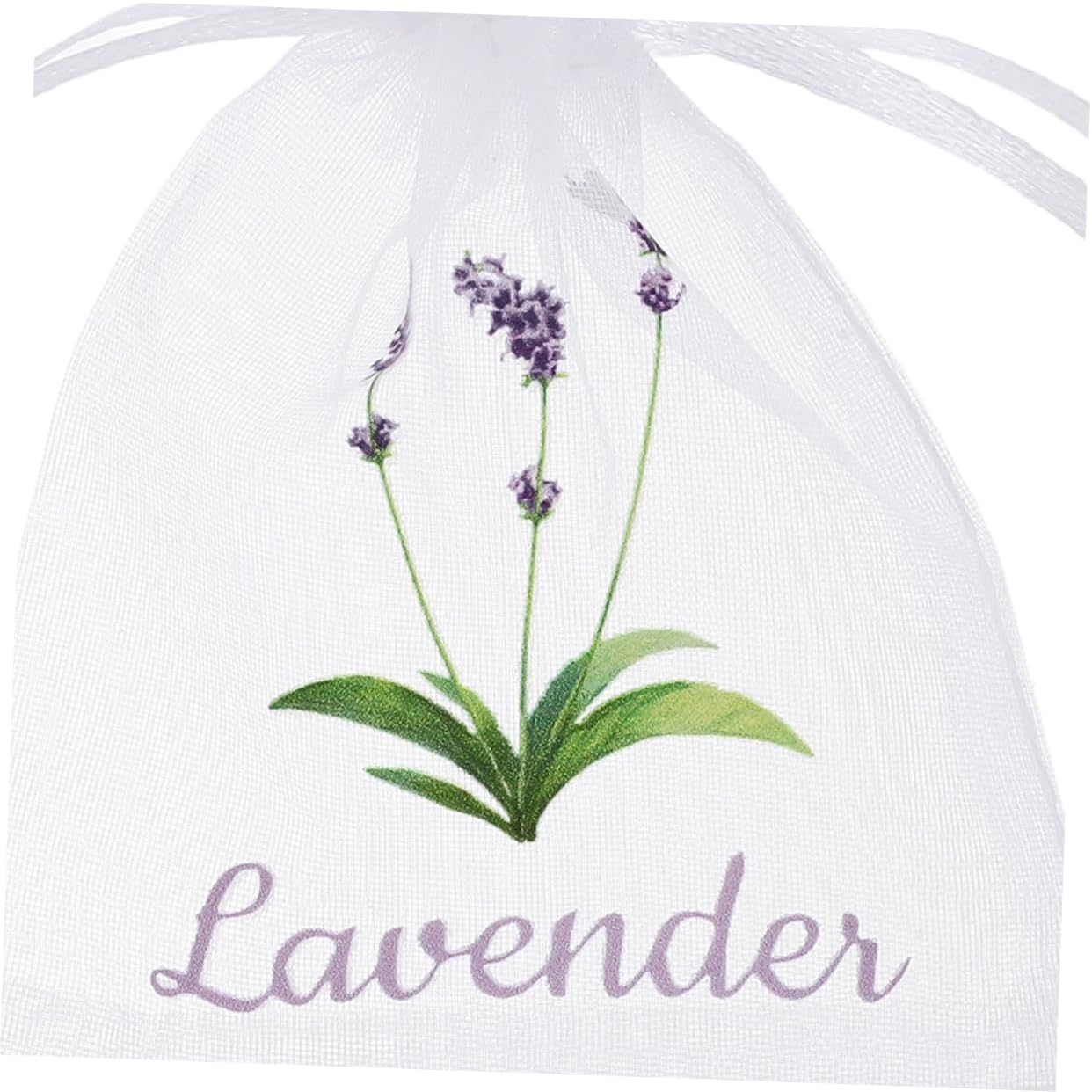 DECHOUS 50pcs Lavender Sachet Bags Drawstring Pouches for Spices Tea Closet