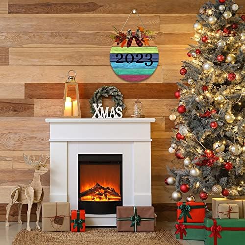 2023 Happy New Year Door Wreath Hanger