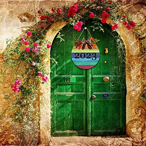 2023 Happy New Year Door Wreath Hanger
