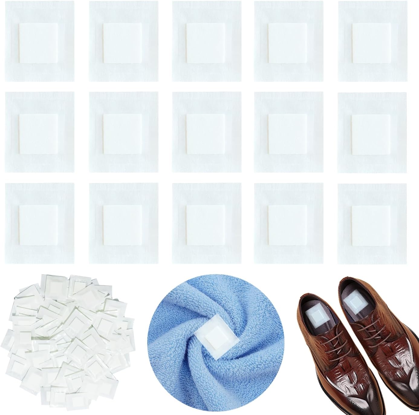 100 Pack Small Scented Sachets for Odor Control