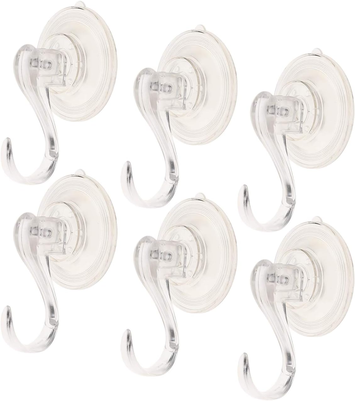 Christmas Wreath Holders Glass Window Door Hooks 6PCS