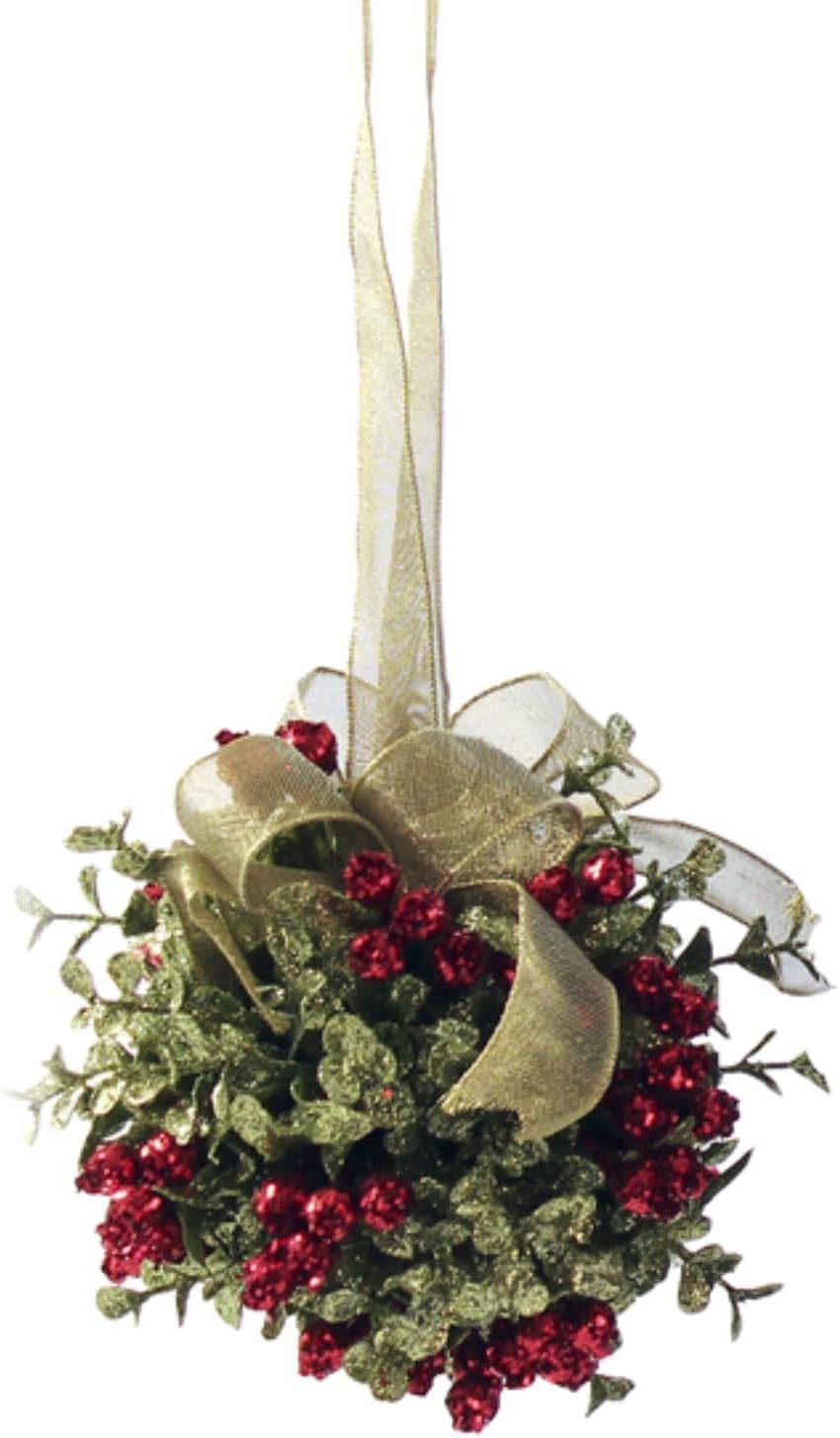 Ganz Mistletoe Door Kiss Ball