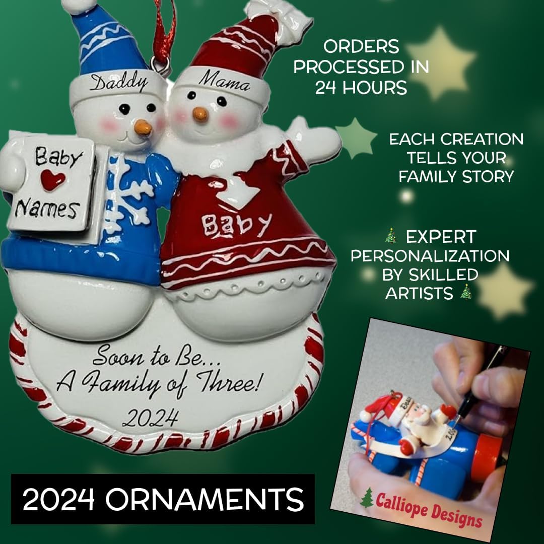 Smart Phone Personalized Christmas Ornament for Women with Blonde Hair
