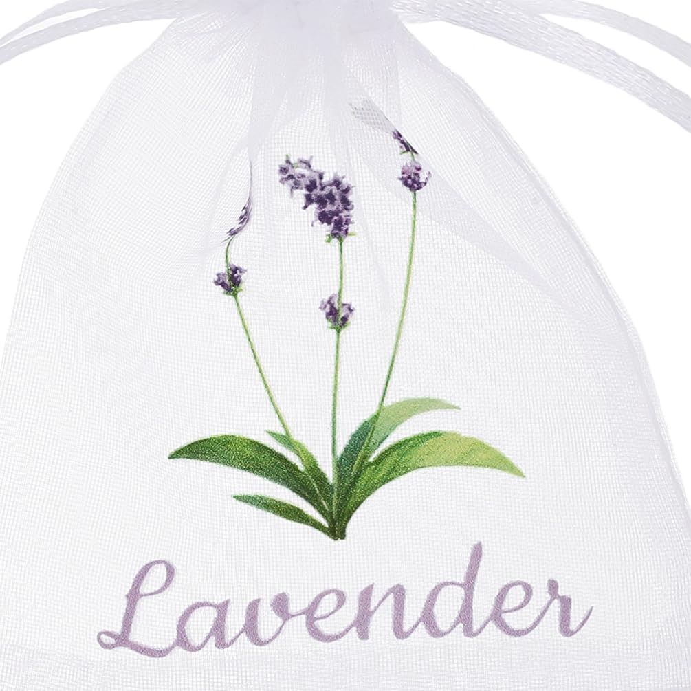 HOLIDYOYO 50pcs Lavender Sachet Bags for Home Aromatherapy Storage and Gifts