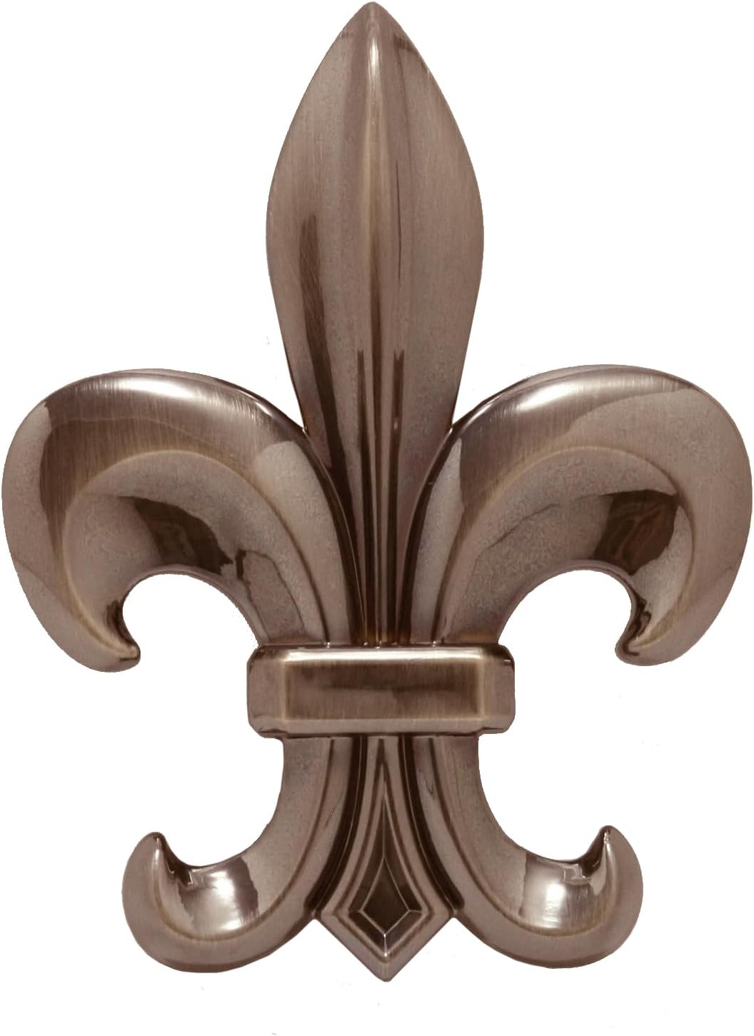 Haute Decor Adjustable Wreath Hanger with Fleur De Lis Icon