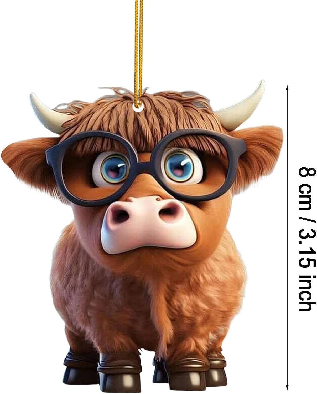 Cute Cartoon Cow Hanging Ornament Decor