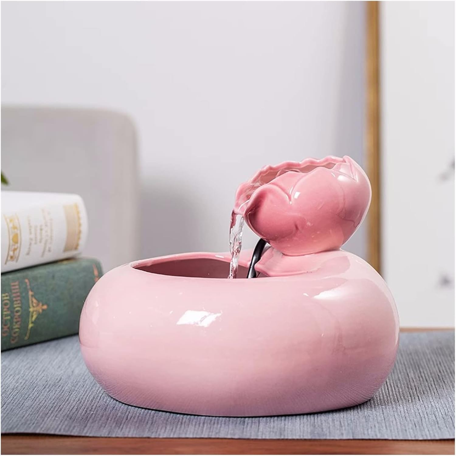 HASMI Tabletop Fountain Gray Zen Decor