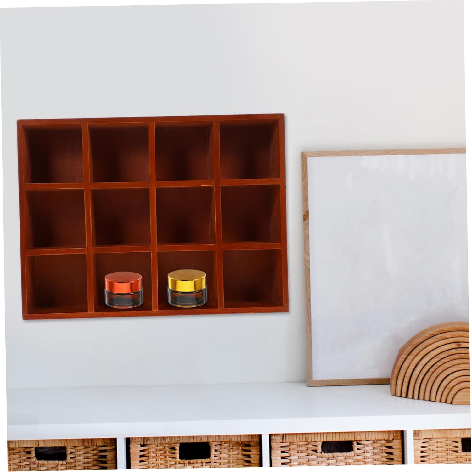 Zerodeko Floating Cube Storage Shelf for Small Statues and Collectibles
