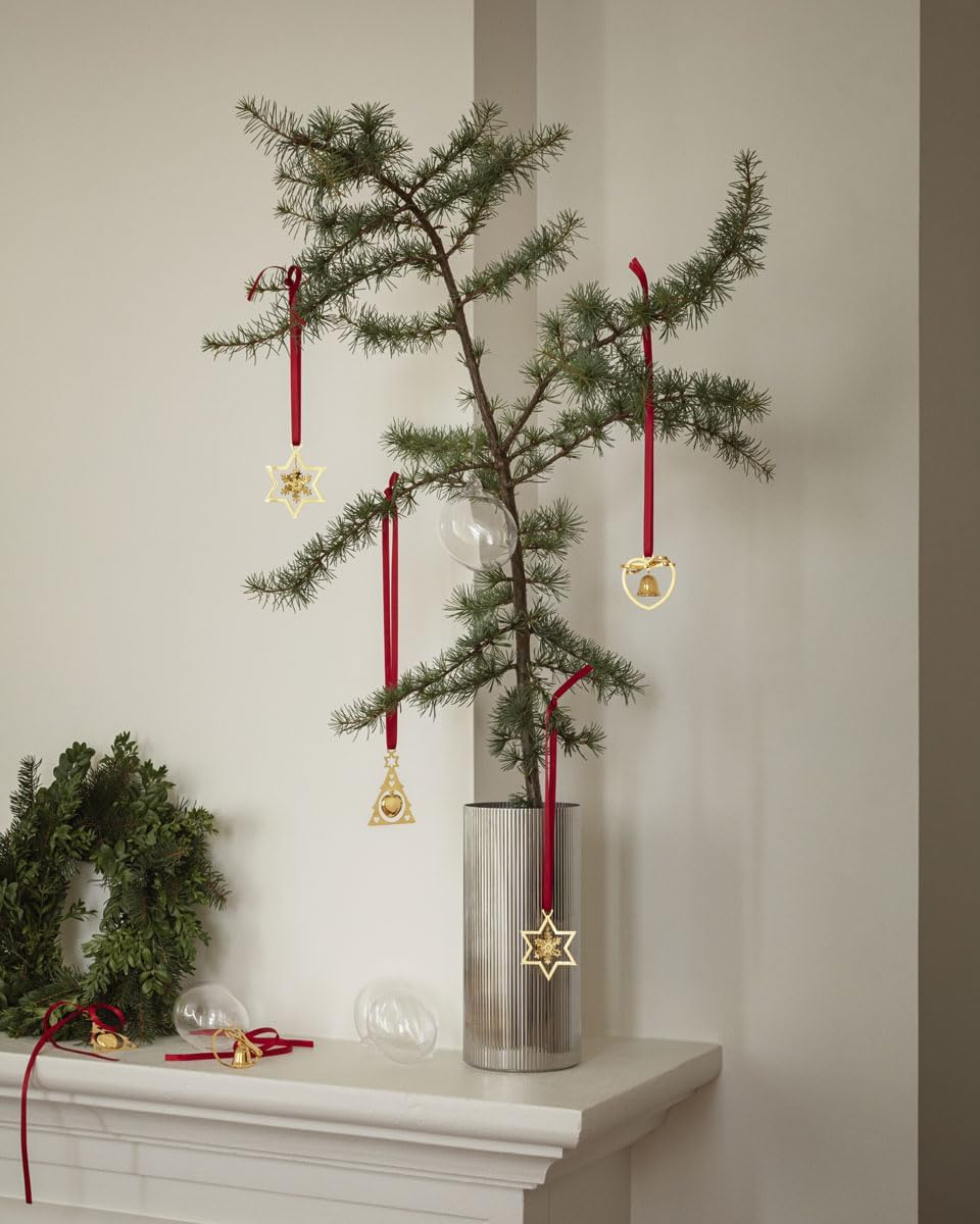 2024 Christmas Mobile Ornament 18kt Gold-Plated Brass