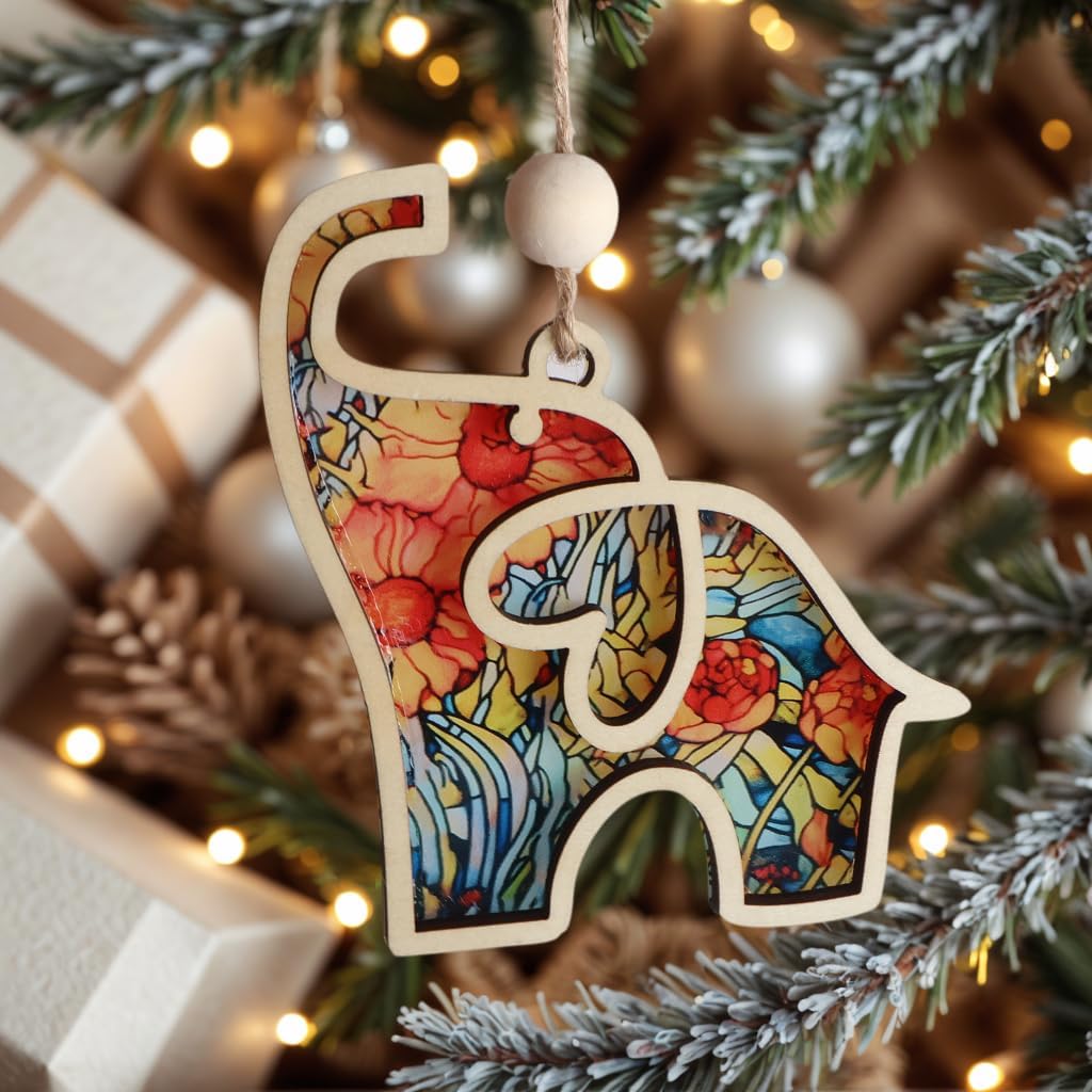 Friendship Elephant Ornament with Gift Card