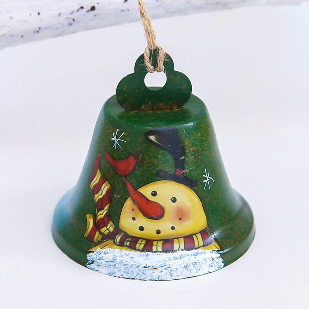 EUBUY Rustic Christmas Bell Ornament
