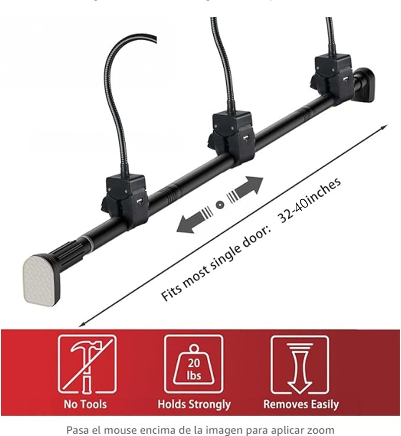 Adjustable Garland Hanger for Front Doors