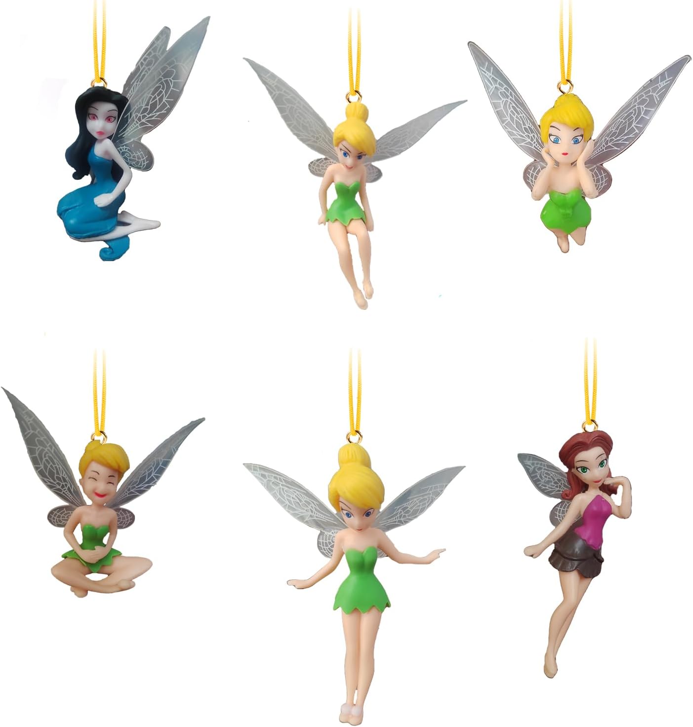 Princess Fairy Christmas Tree Decoration Set 6 Pcs