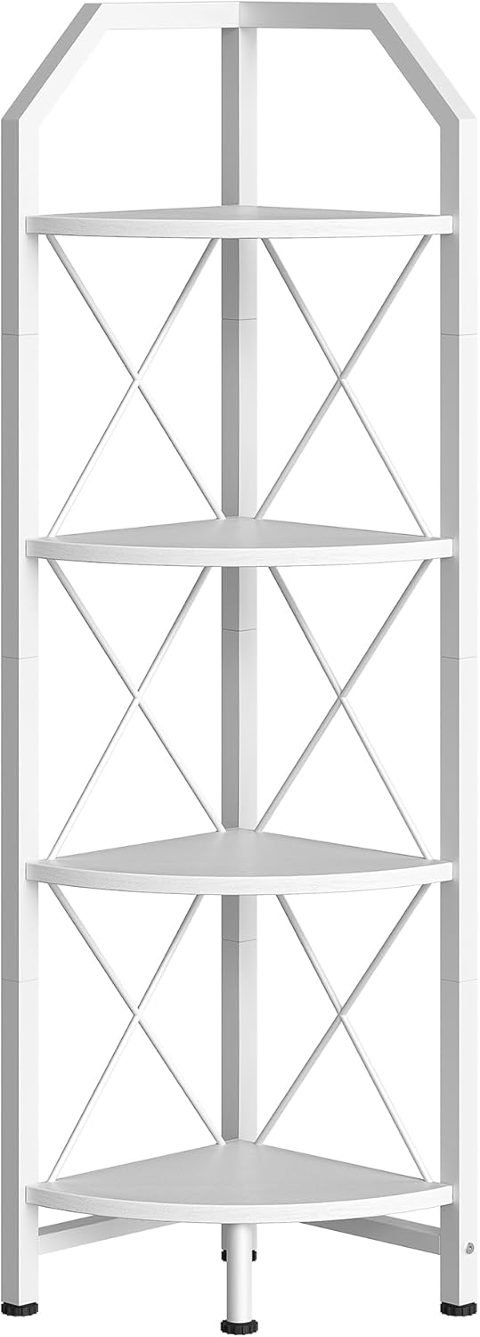 CHOEZON 4-Tier Corner Shelf Display Stand