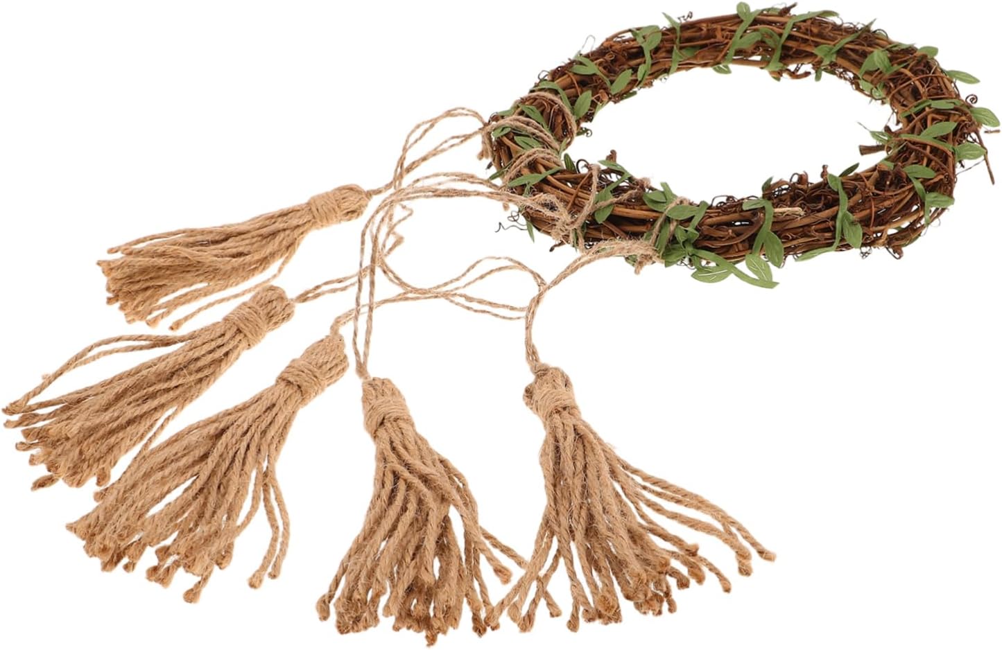 VICASKY Wall-Mounted Rattan Wind Chime Door Wreath