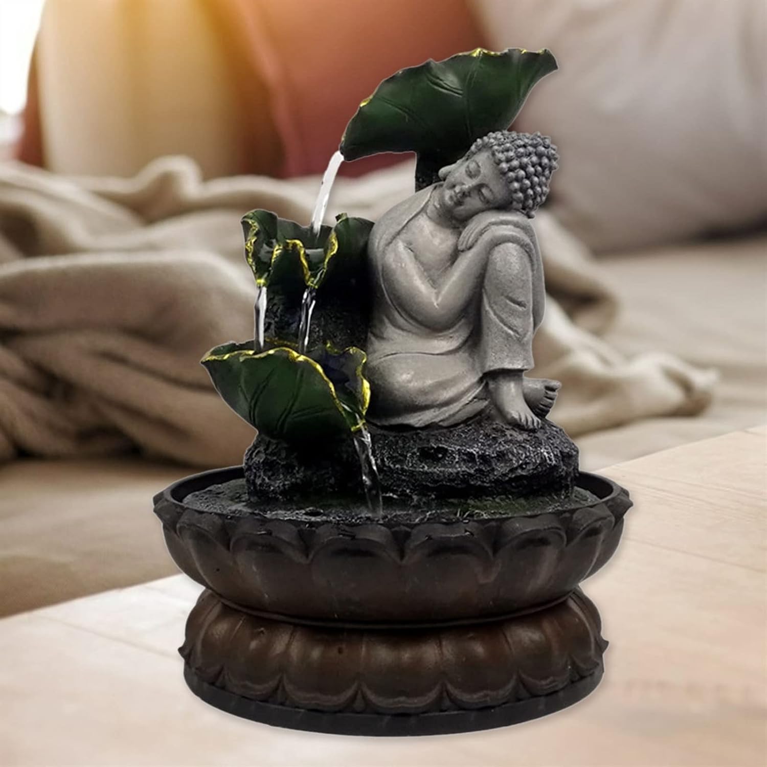 Mini Waterfall Fountain for Desk and Home Decor