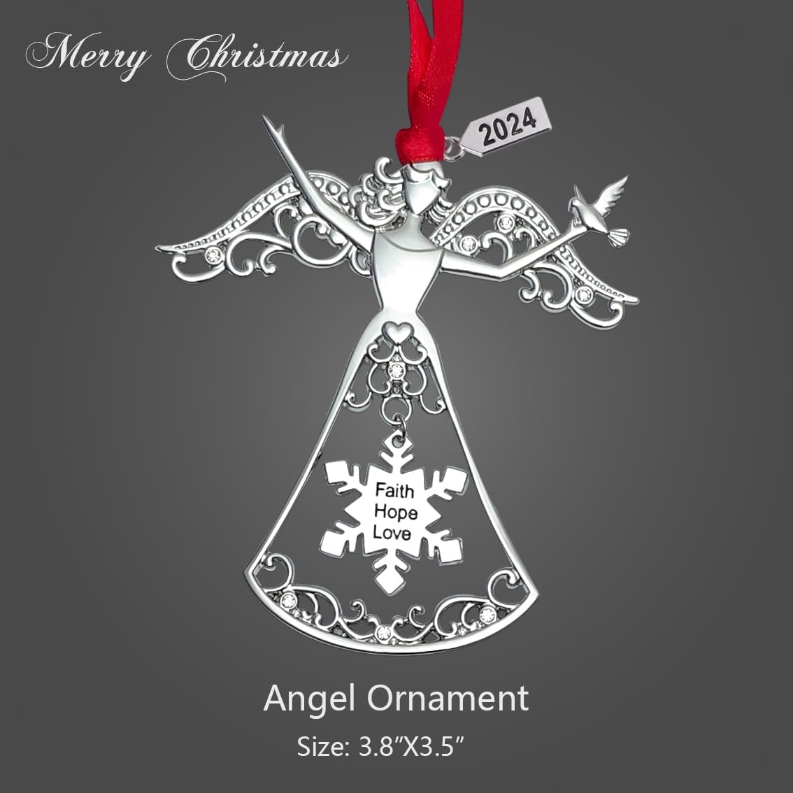 K-MLICE Christmas Tree Metal Ornament Set