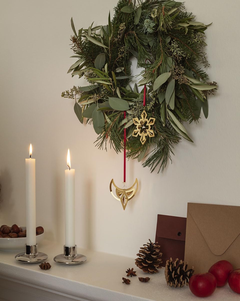 2024 Christmas Mobile Ornament 18kt Gold-Plated Brass