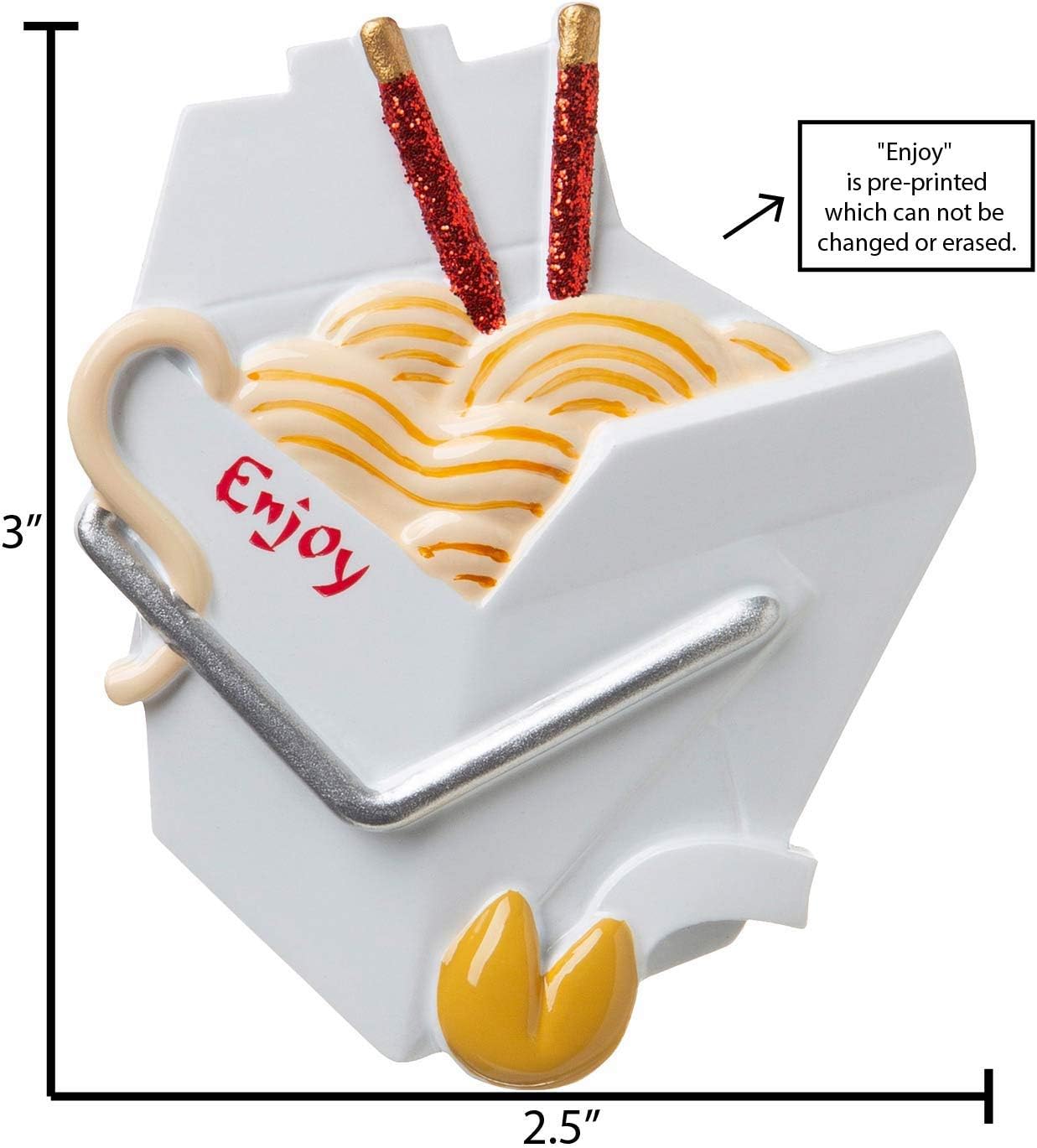Personalized Food Ornaments 2024 - Custom Christmas Tree Decor