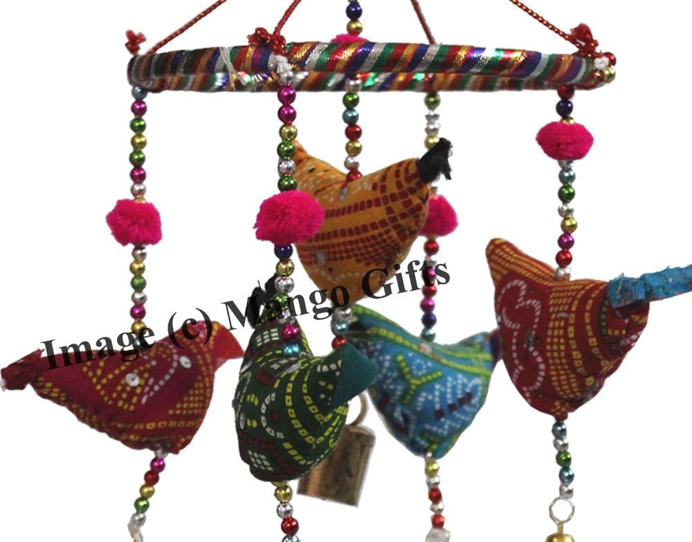 Mango Gifts Handmade Totabird Bell Swing Decorative Hanging