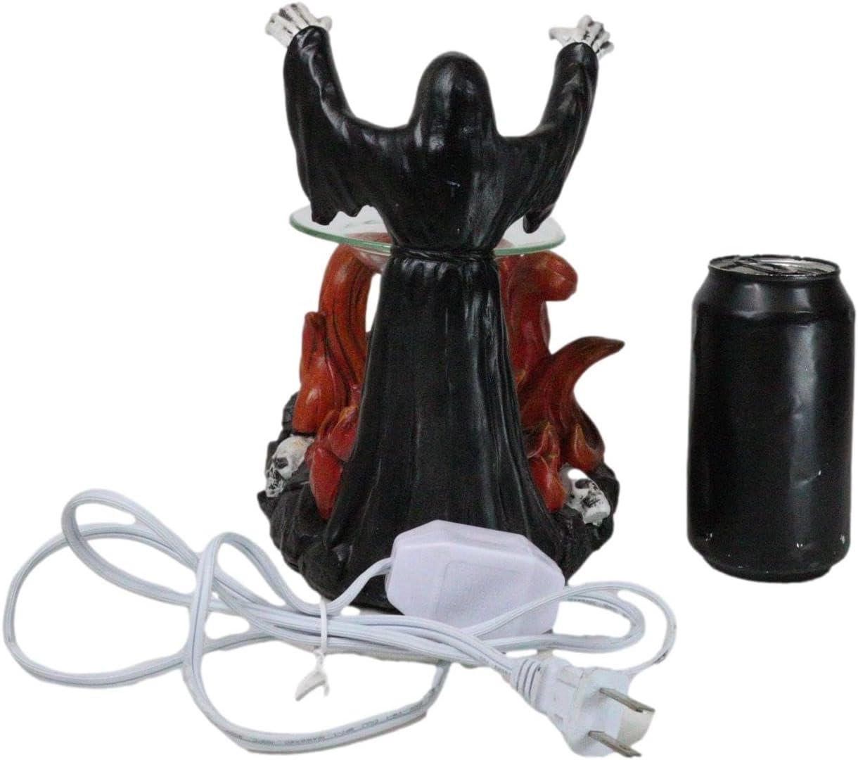 Ebros Fantasy Dark Grim Reaper Oil Burner Sculpture
