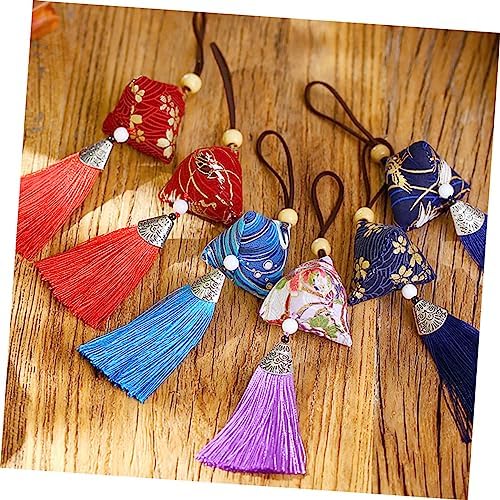 5pcs Handmade Scented Omamori Pendants for Blessing Loved Ones