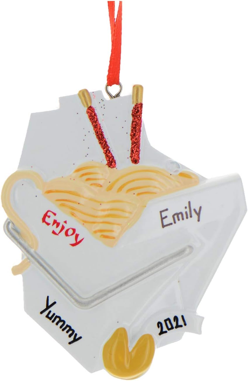 Personalized Food Ornaments 2024 - Custom Christmas Tree Decor