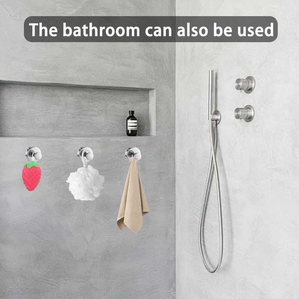 Suction Cup Hooks for Wreaths on Glass 2pcs