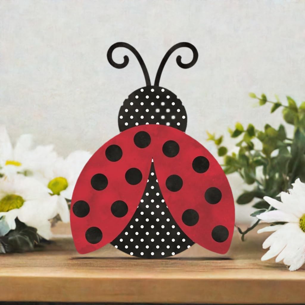 Craig Bachman 12-inch Ladybug Metal Wall Hanger