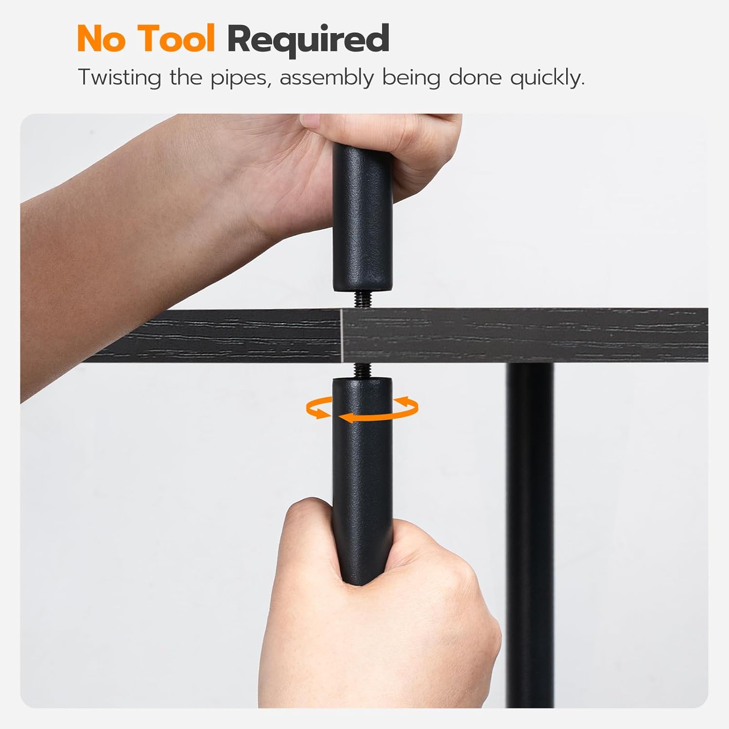HOOBRO 6-Tier Corner Shelf Black BK55CJ01