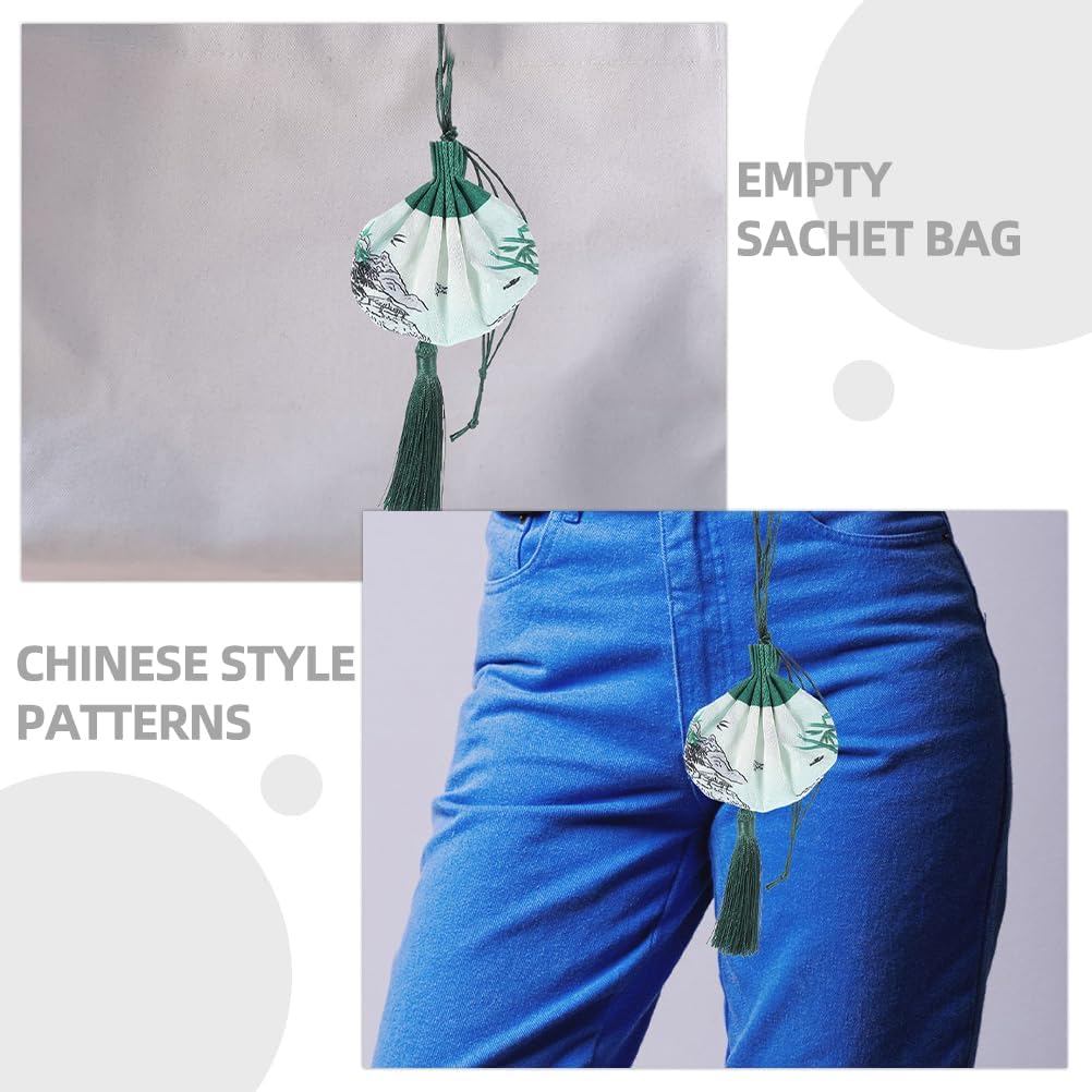 LUOZZY 6Pcs Empty Sachet Bags Decorative Gift Pouch with Tassel