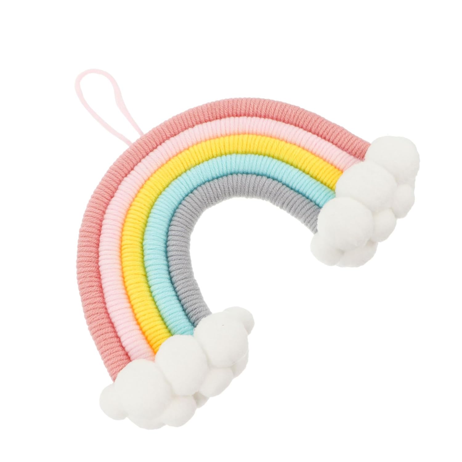 HANABASS Rainbow Woven Wall Pendant for Bedrooms and Playrooms